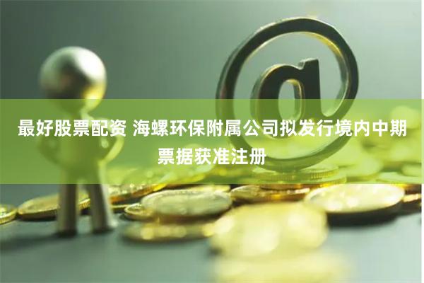 最好股票配资 海螺环保附属公司拟发行境内中期票据获准注册